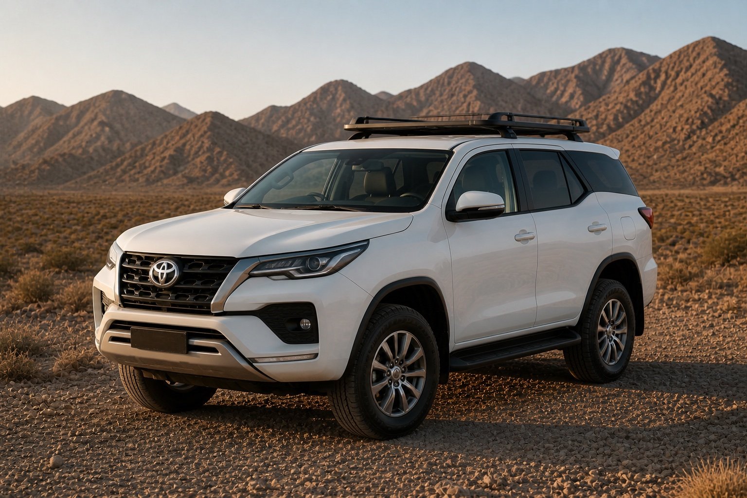 SUV representative rental category in a Namibian landscape